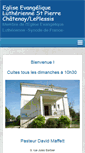 Mobile Screenshot of eglise-lutherienne-chatenay.fr